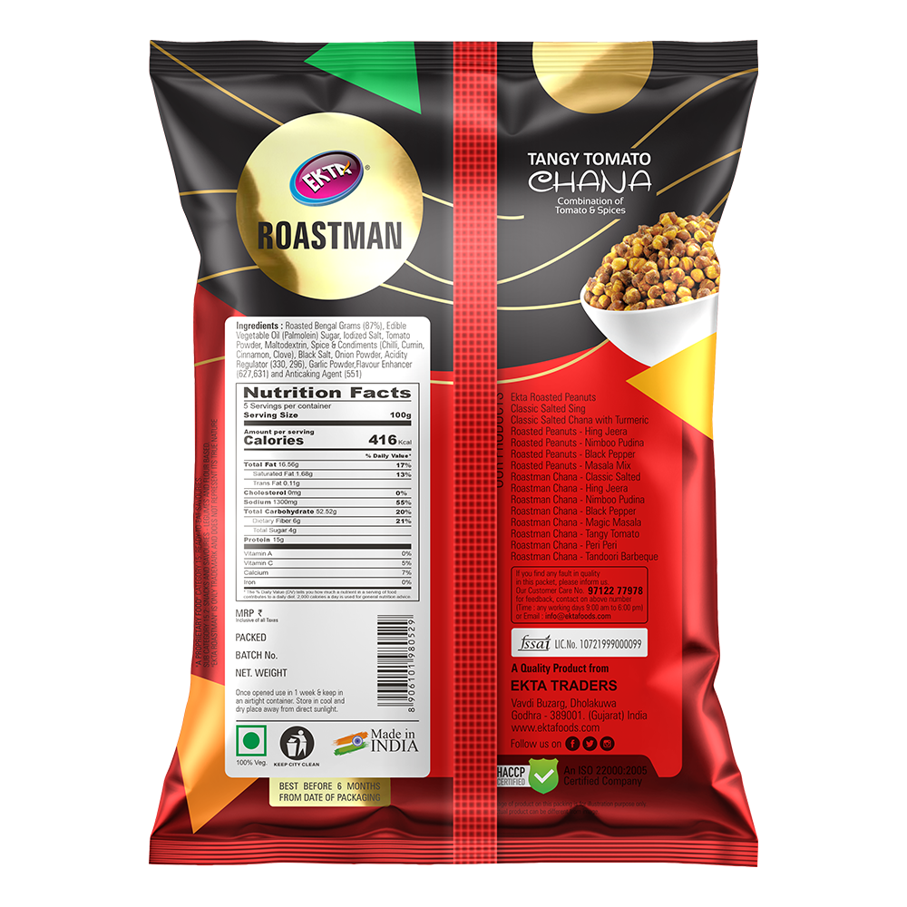 ROASTMAN Chana Tangy Tomato (200g)