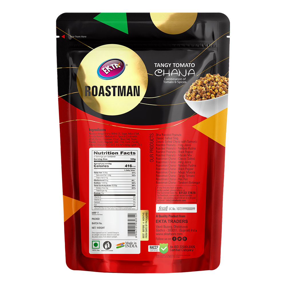 ROASTMAN Chana Tangy Tomato (500g)