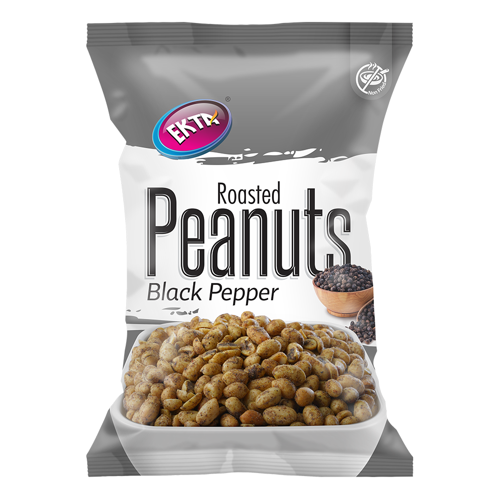 Roasted Peanuts - Black paper (150g)