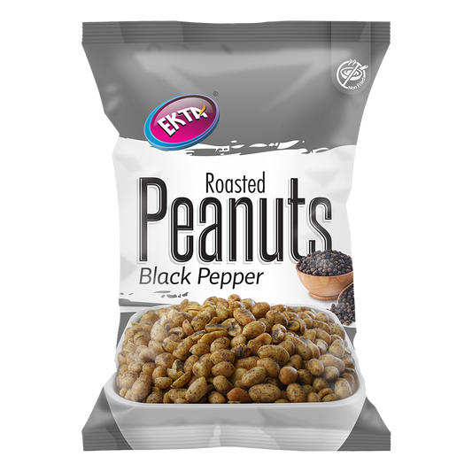 Roasted Peanuts - Black paper (150g)