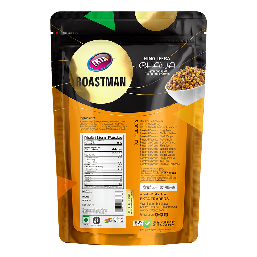 ROASTMAN Chana Hing Jeera (500g)